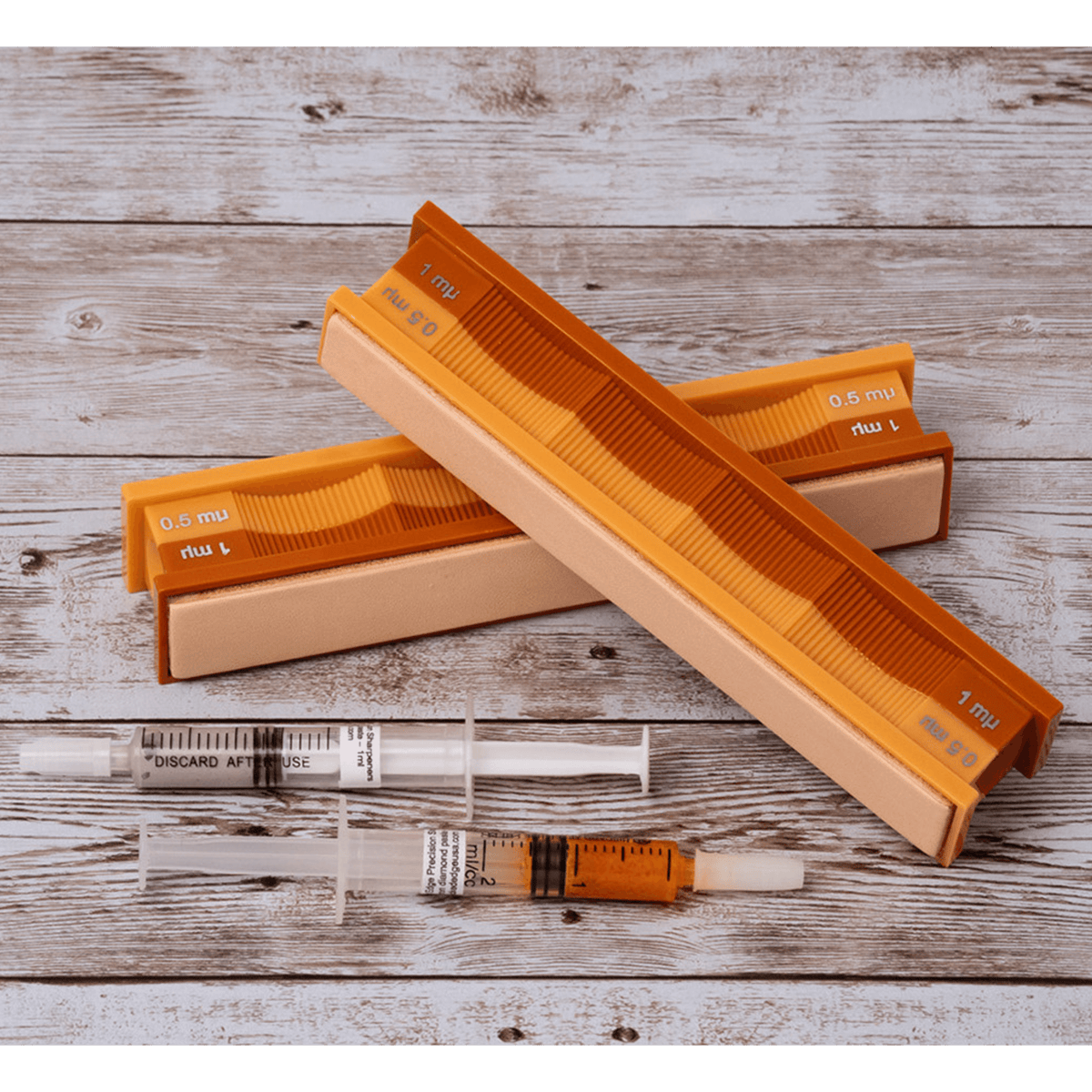 1/0.5 Micron Diamond and Leather Strops Pack