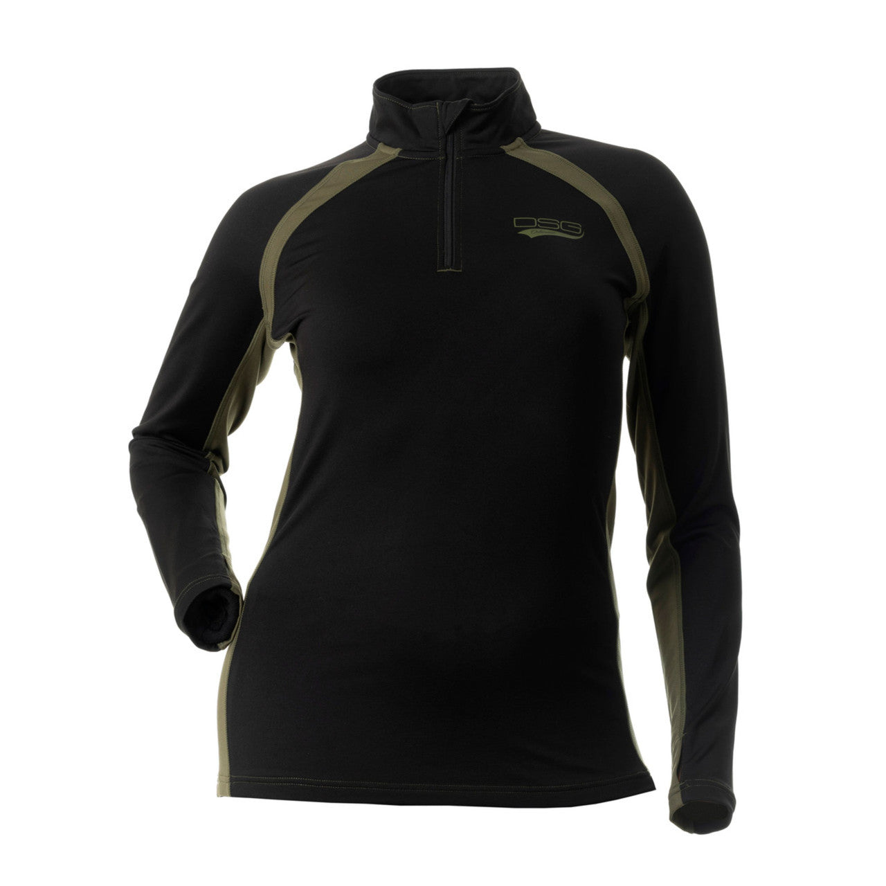 D-TECH 1/4 Zip Base Layer Shirt 2.0 - Olive