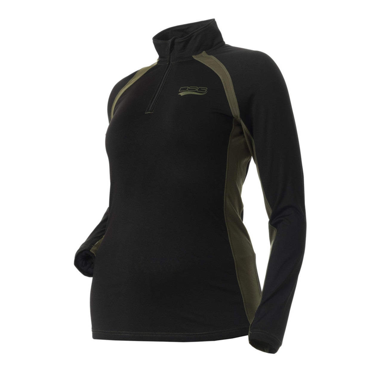 D-TECH 1/4 Zip Base Layer Shirt 2.0 - Olive