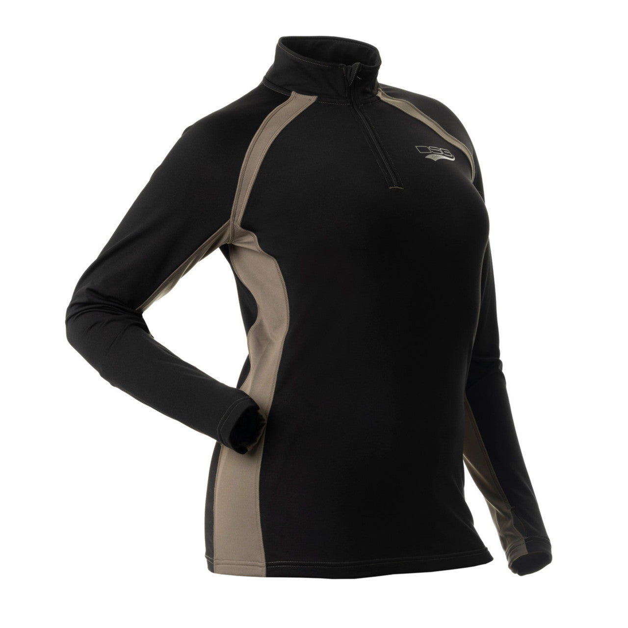 D-TECH 1/4 Zip Base Layer Shirt 2.0 - Stone