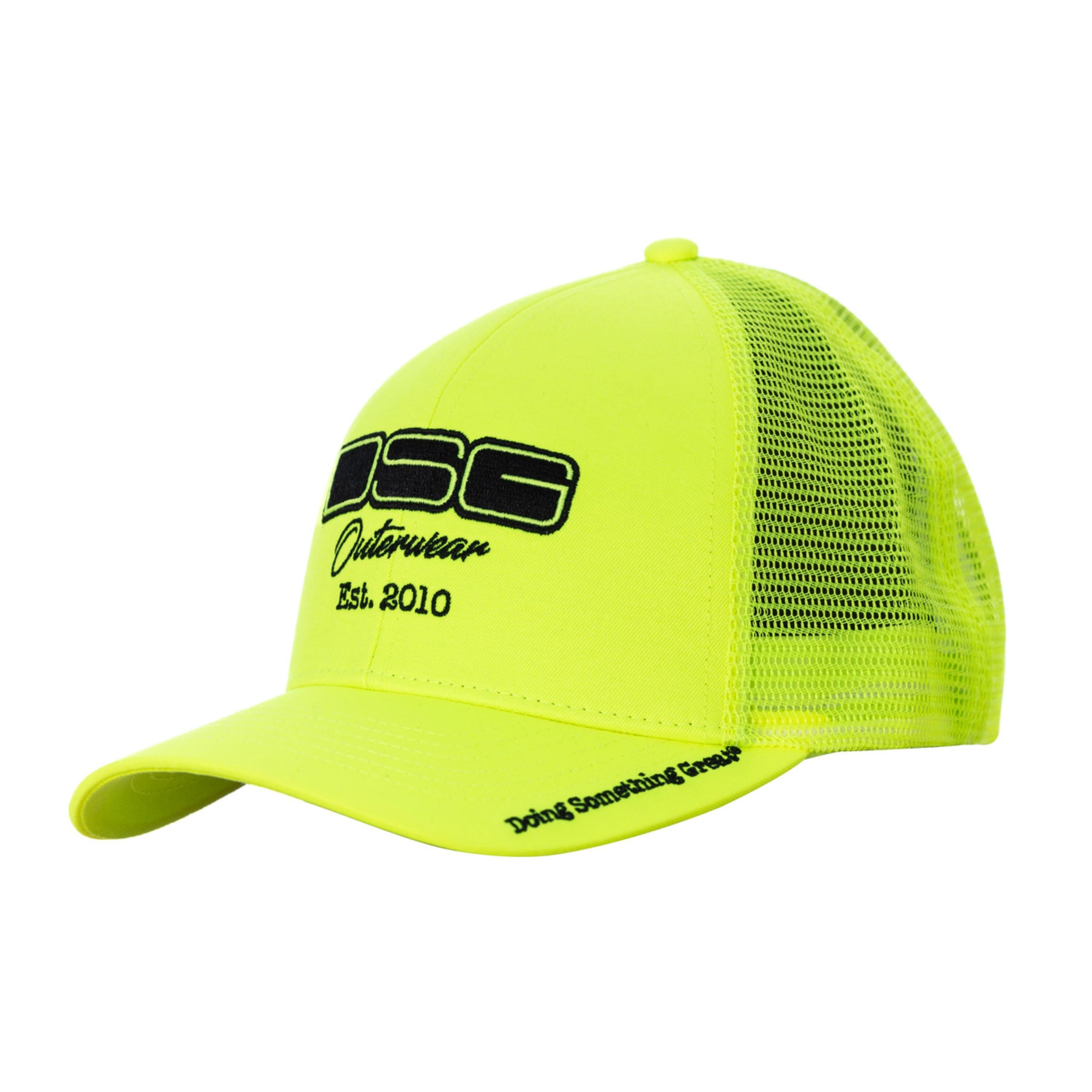 Hi Vis Trucker Cap - Hi Vis Yellow