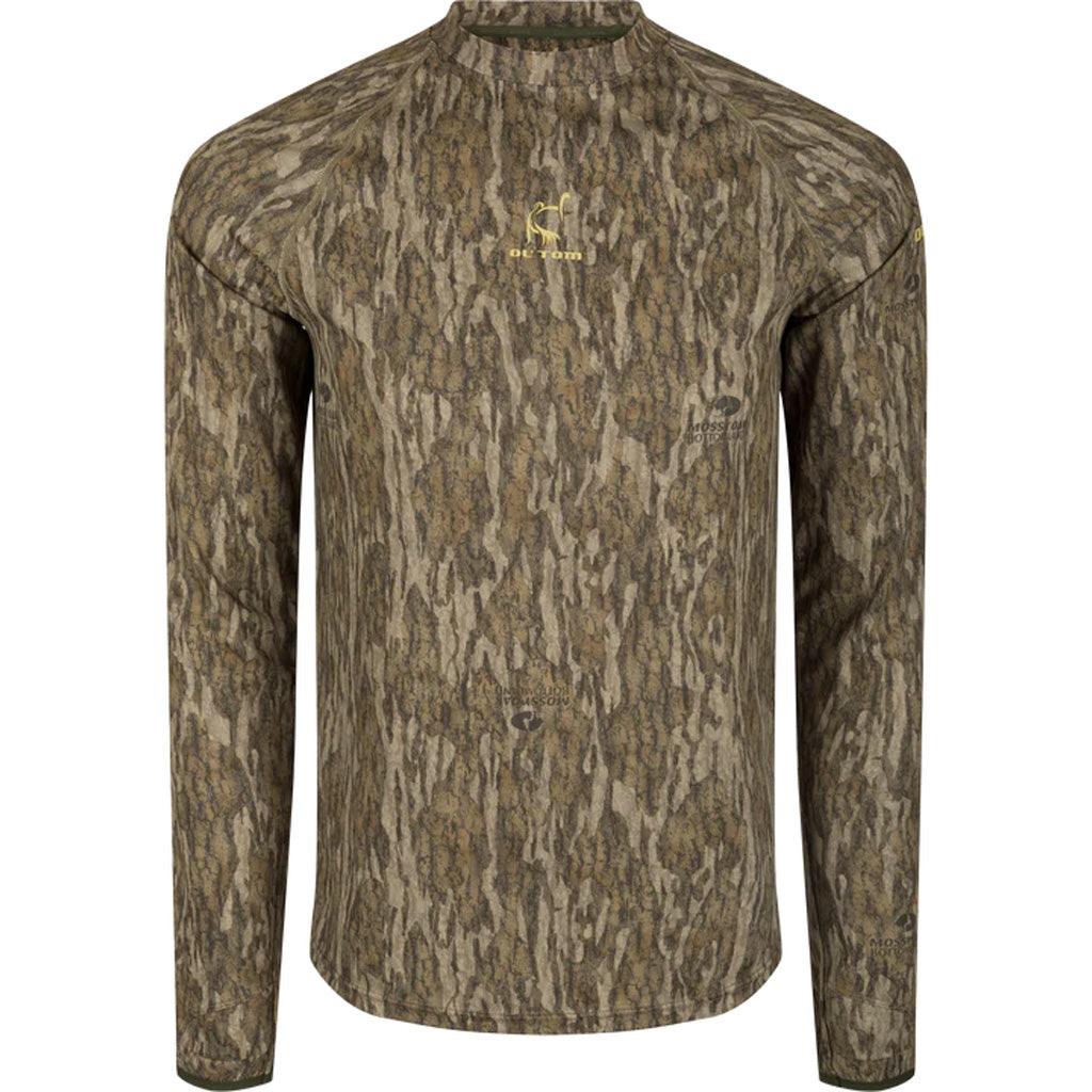 Drake Ol' Tom Mens Early Bird LS Performance Crew MO Bottomland XLarge