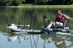 The FS1210 FishSUP™ Inflatable Fishing Stand-Up Paddleboard - Swivel Seat Fishing Rig Package