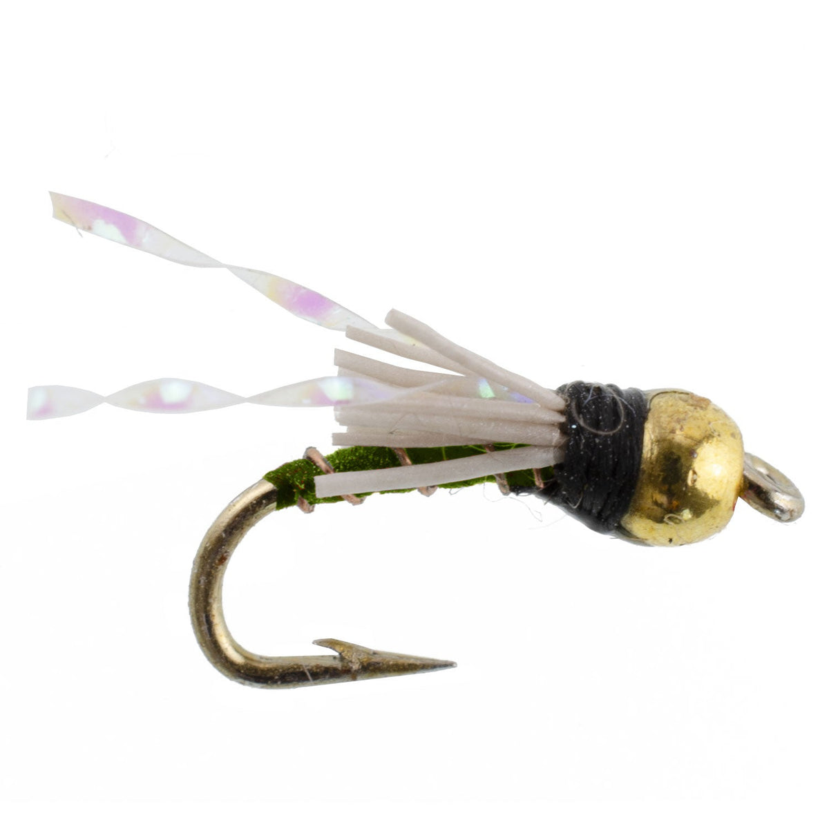 3 Pack Beadhead Olive 3 Dollar Dip Serendipity Wet Fly Fishing Flies - Hook Size 16