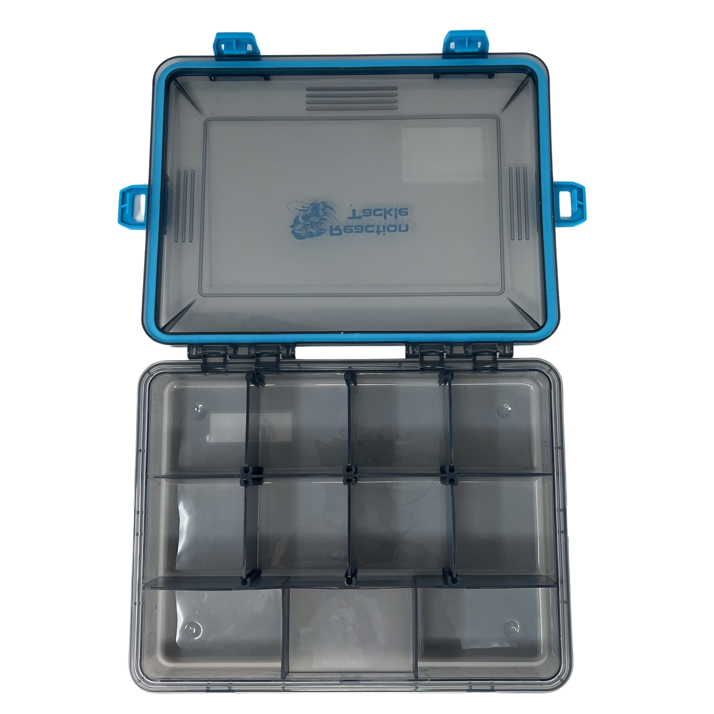Reaction Tackle Standard Tackle Tray- Sturdy and Water Resistant with 4 Reliable Clips