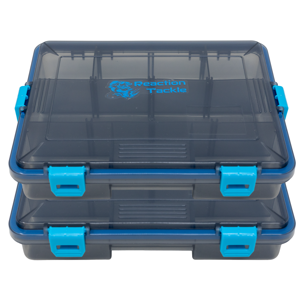 Reaction Tackle Standard Tackle Tray- Sturdy and Water Resistant with 4 Reliable Clips
