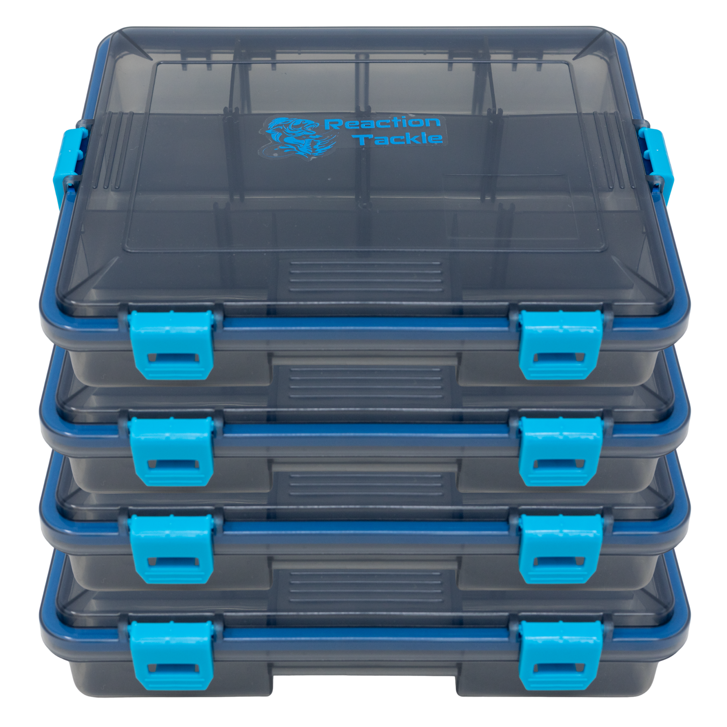 Reaction Tackle Standard Tackle Tray- Sturdy and Water Resistant with 4 Reliable Clips