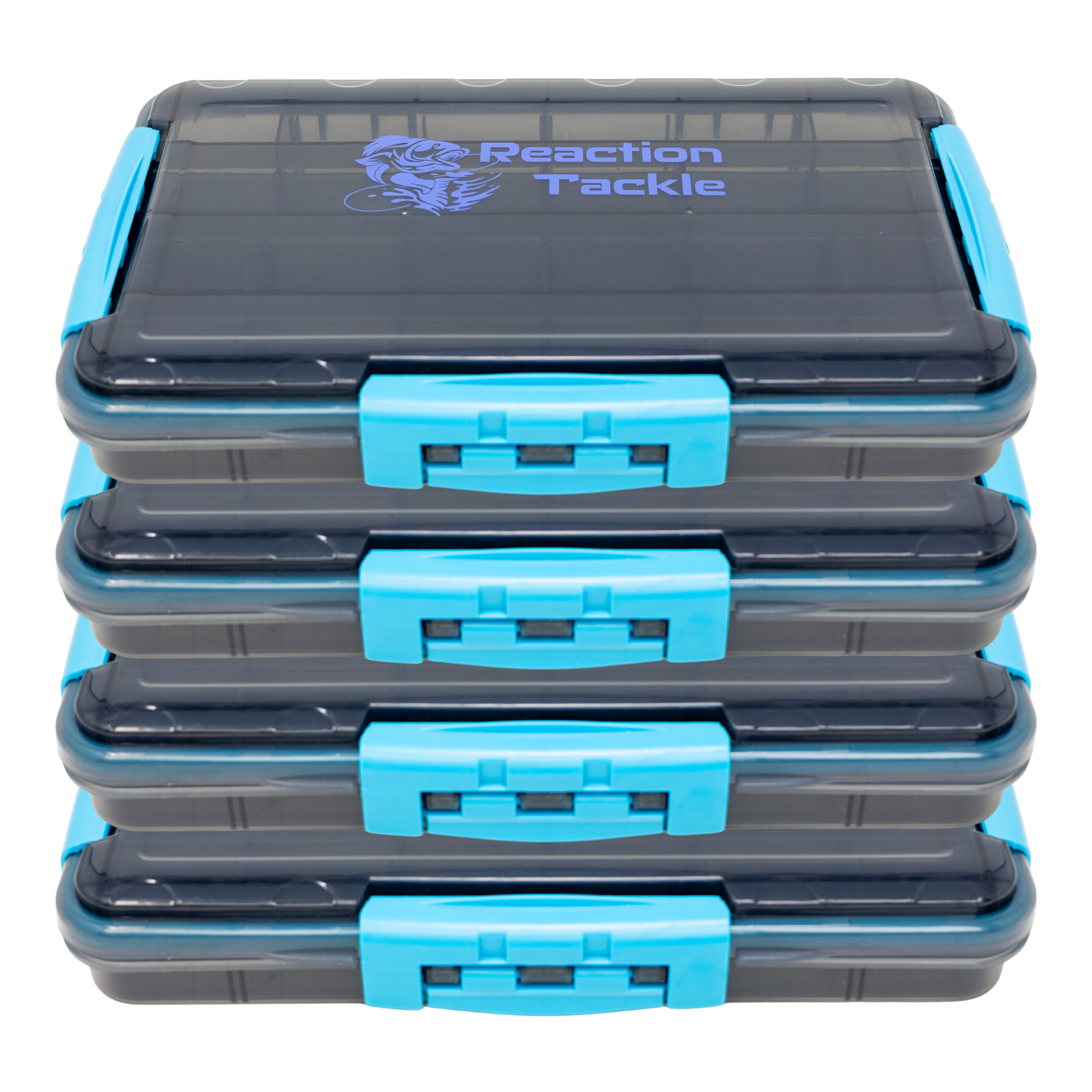 Reaction Tackle Premium Tackle Tray- High Performance and Water Resistant with 3 Resilient Clips