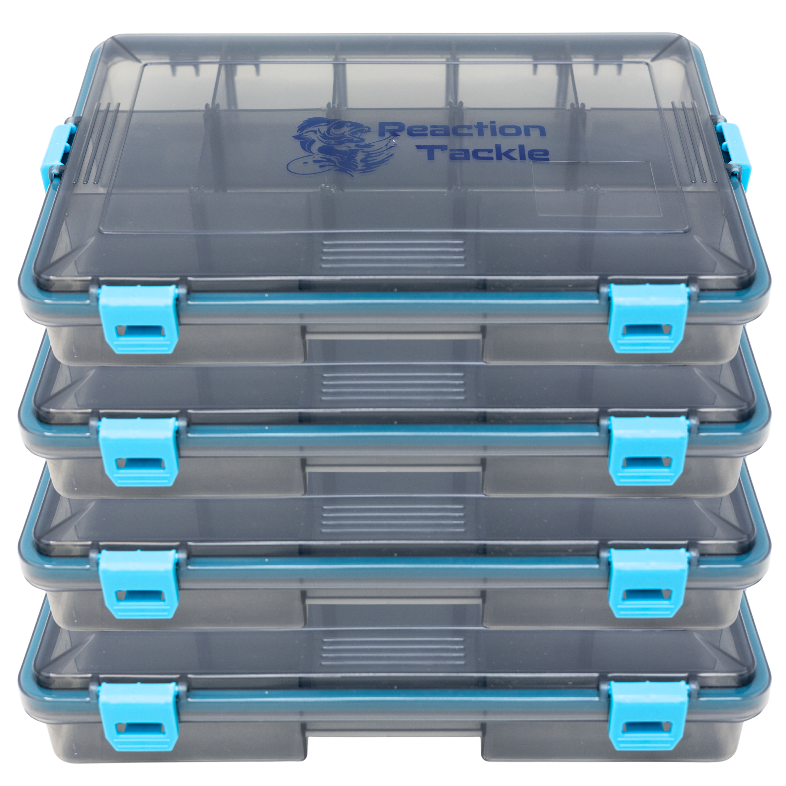 Reaction Tackle Standard Tackle Tray- Sturdy and Water Resistant with 4 Reliable Clips