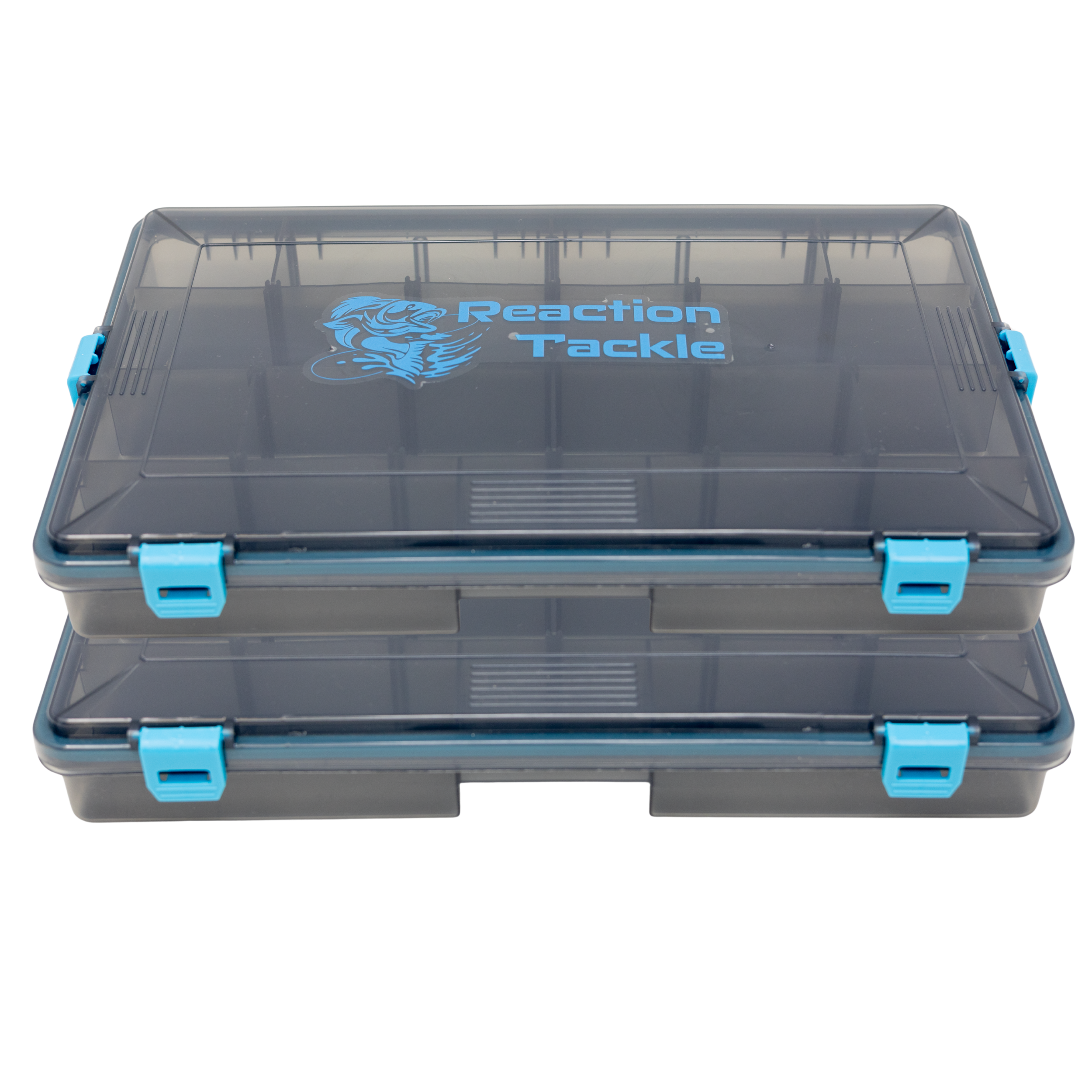 Reaction Tackle Standard Tackle Tray- Sturdy and Water Resistant with 4 Reliable Clips