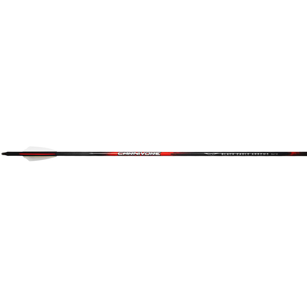 Black Eagle Carnivore Arrows .001 400 2.5 in. Shield Cut 6 pk.