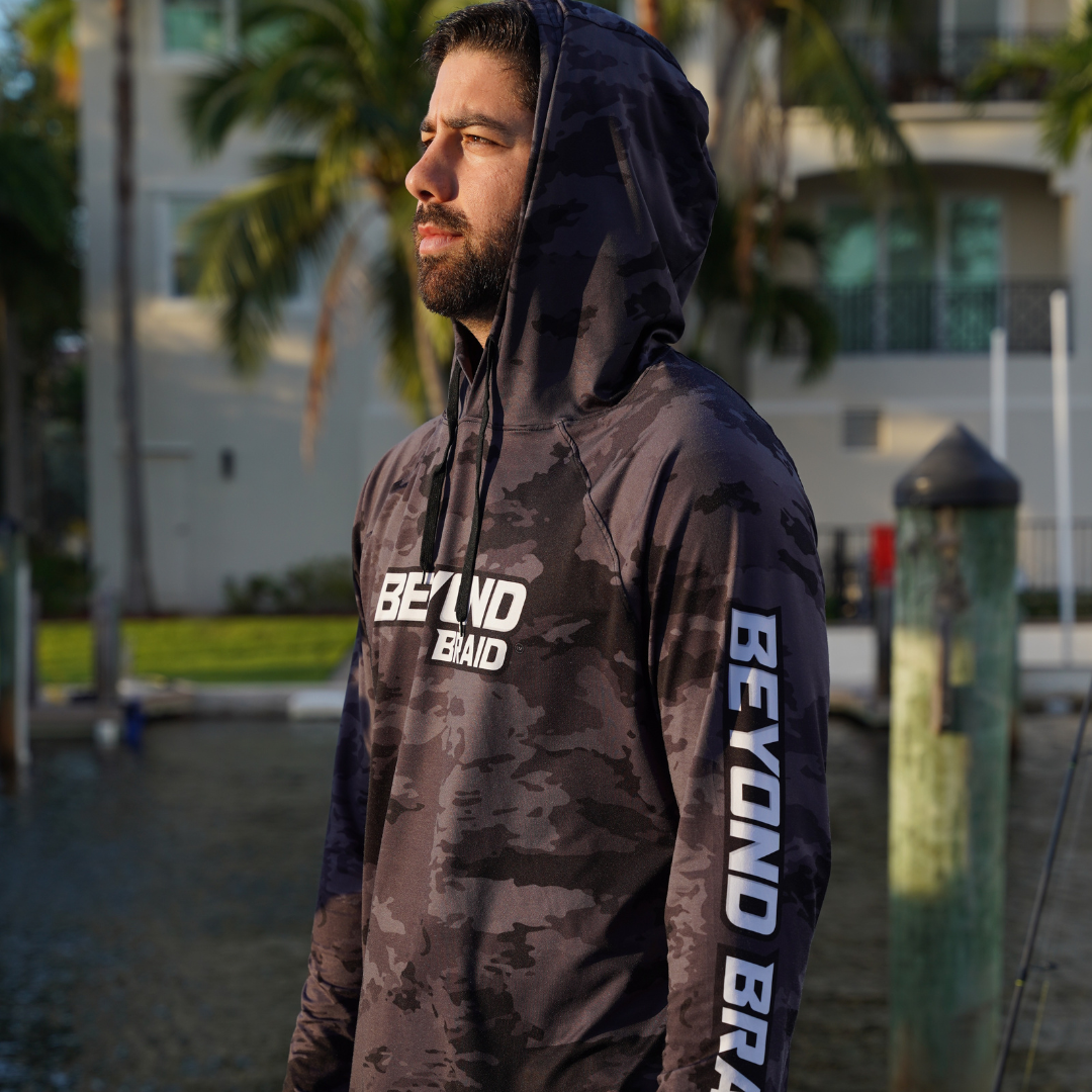 Long Sleeve Hooded Performance Fishing Shirt
