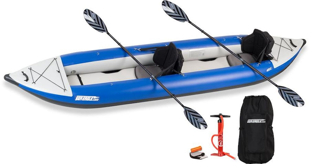 The 420x Explorer Inflatable Kayak - Pro Kayak Package