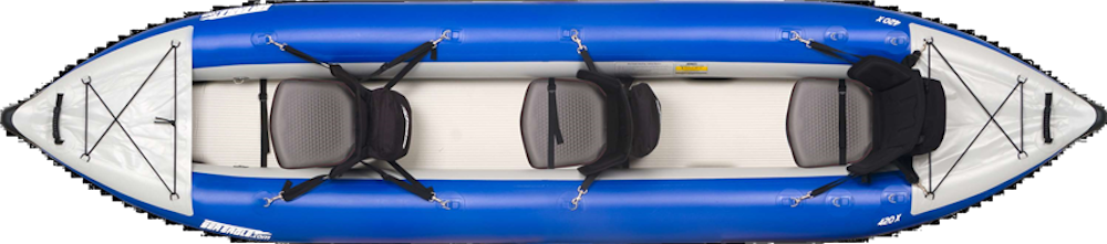 The 420x Explorer Inflatable Kayak - Pro Carbon Package