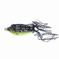 Hollow Body Frog - Smoke / Chartreuse Belly