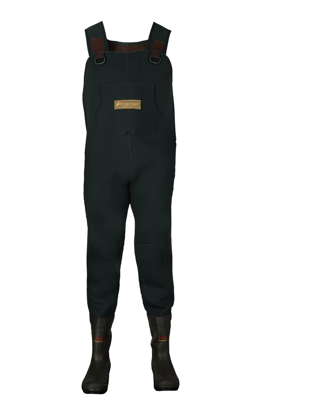 Men's Amphib Bootfoot Neoprene Felt Chest Wader | Forest Green