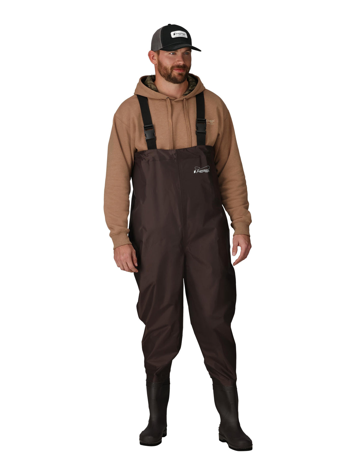 Men's Rana II PVC Felt Chest Wader | Brown