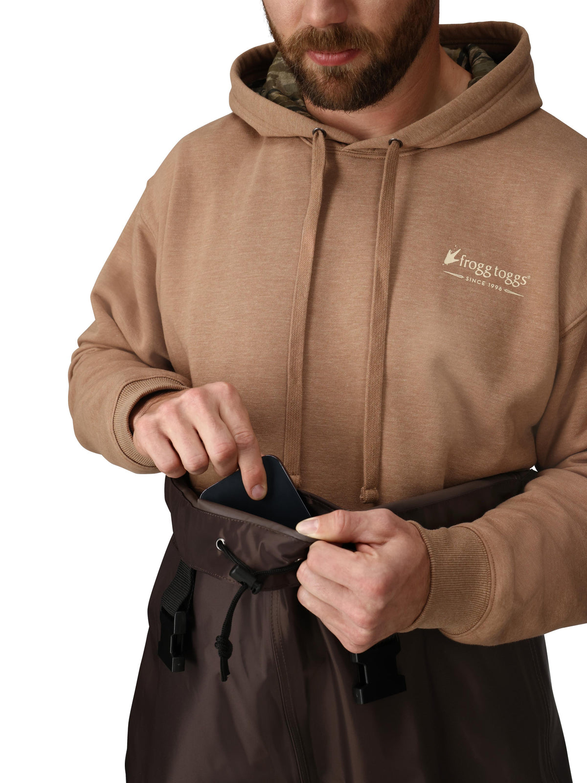 Men's Rana II PVC Felt Chest Wader | Brown