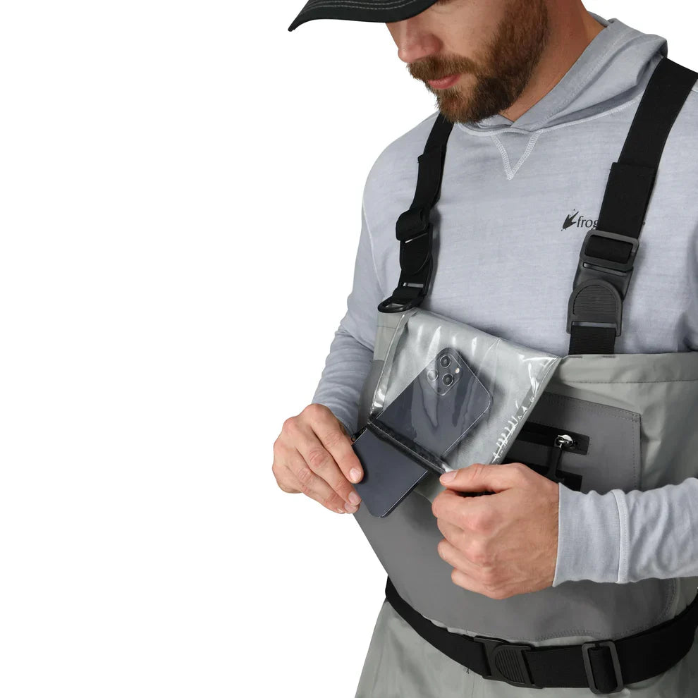 Men's Stout Hellbender PRO SF Chest Wader | Gray