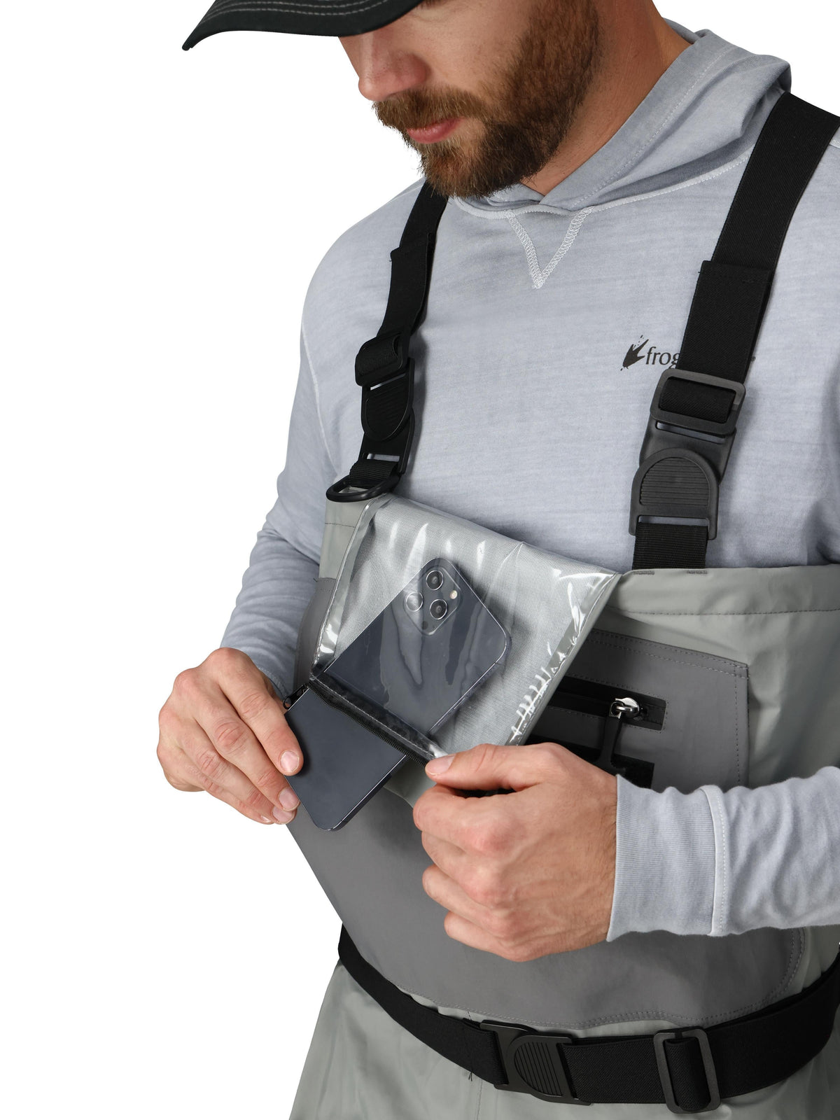 Men's Hellbender PRO SF Chest Wader | Gray