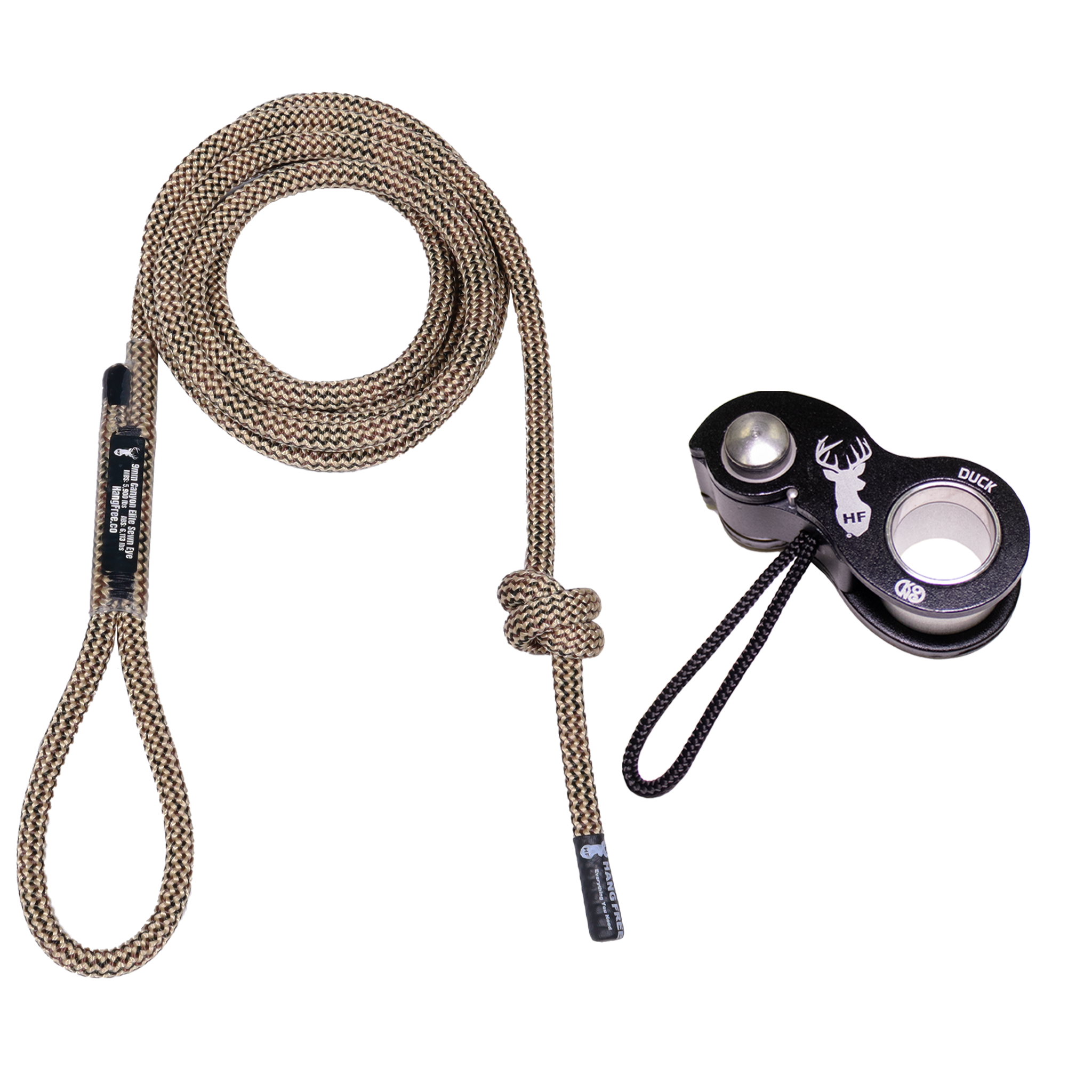 9mm 'Ghost' Deluxe Sewn Tree Tether & Lineman's Belts