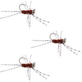 3 Pack Barbless Pat's Rubber Legs Tungsten Bead Jig Euro Nymph - Hook Size 6