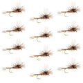 Adams Parachute Classic Dry Fly - 12 Flies Hook Size 10