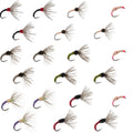 Kebari Assortment - 21 Tenkara Flies - 7 Paterns - Sizes 10, 12, 14, 16