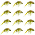 Olive Beaded Shrimp Scud Pattern - 1 Dozen Size 16 - Tailwater Lake Fly Fishing Nymph