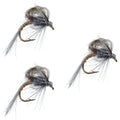 3 Pack CDC Loop Wing Adams Emerger Fly - Hook Size 18