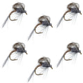 CDC Loop Wing Adams Emerger Fly 6 Flies - Hook Size 14