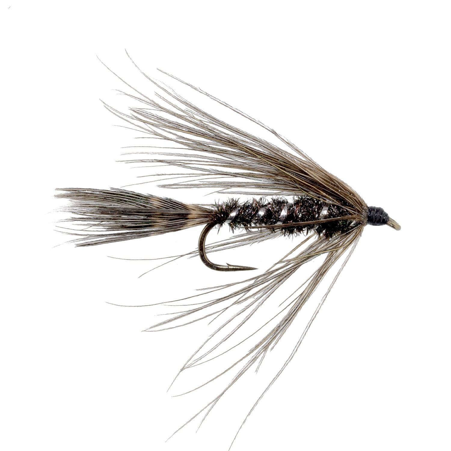 Carey Special Soft Hackle Grouse Fall Swinging Assortment - 12 Flies 4 Colors Hook Size 10