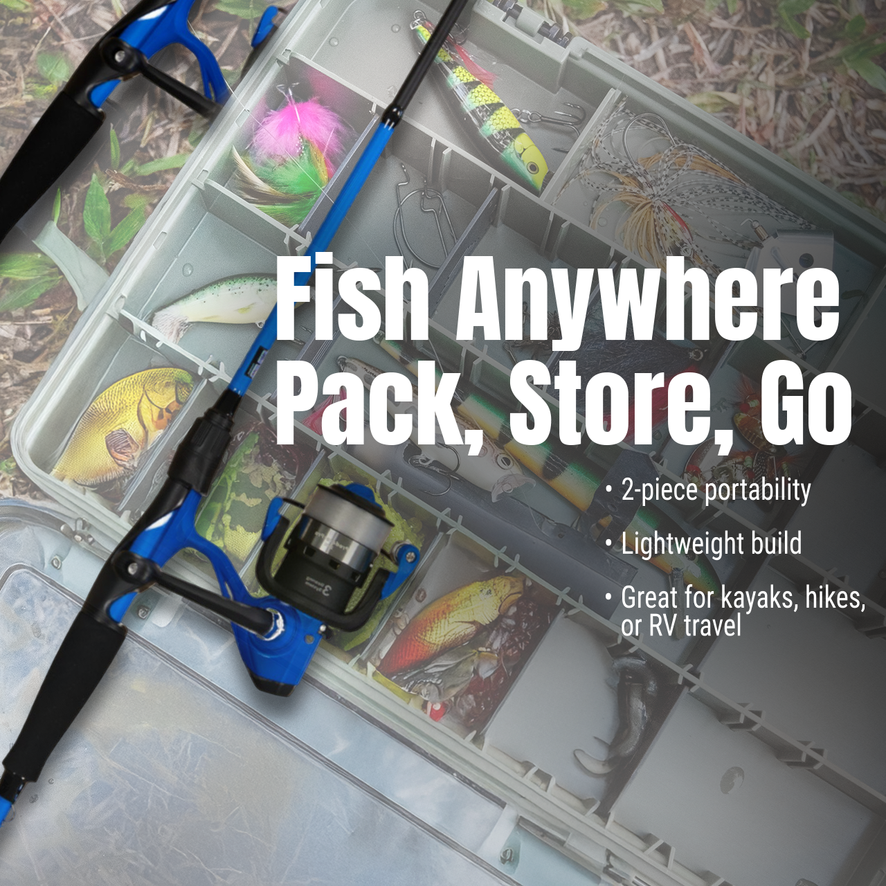Reaction Tackle Fishing Rod and Spinning Reel Combo – Predator Pro