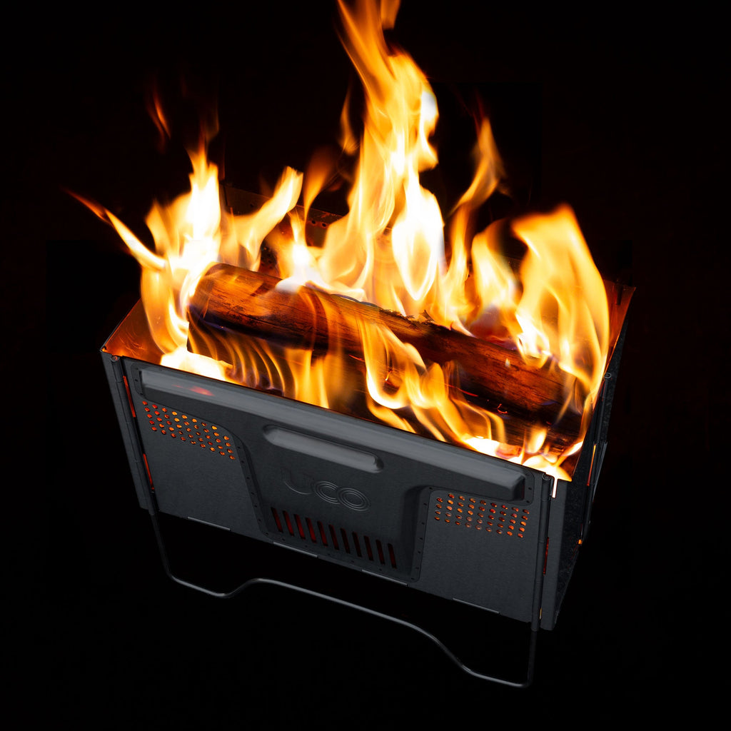 Flatpack Smokeless Firepit and Grill