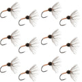Copper Sakasa Kebari - 12 Tenkara Flies - Size 10