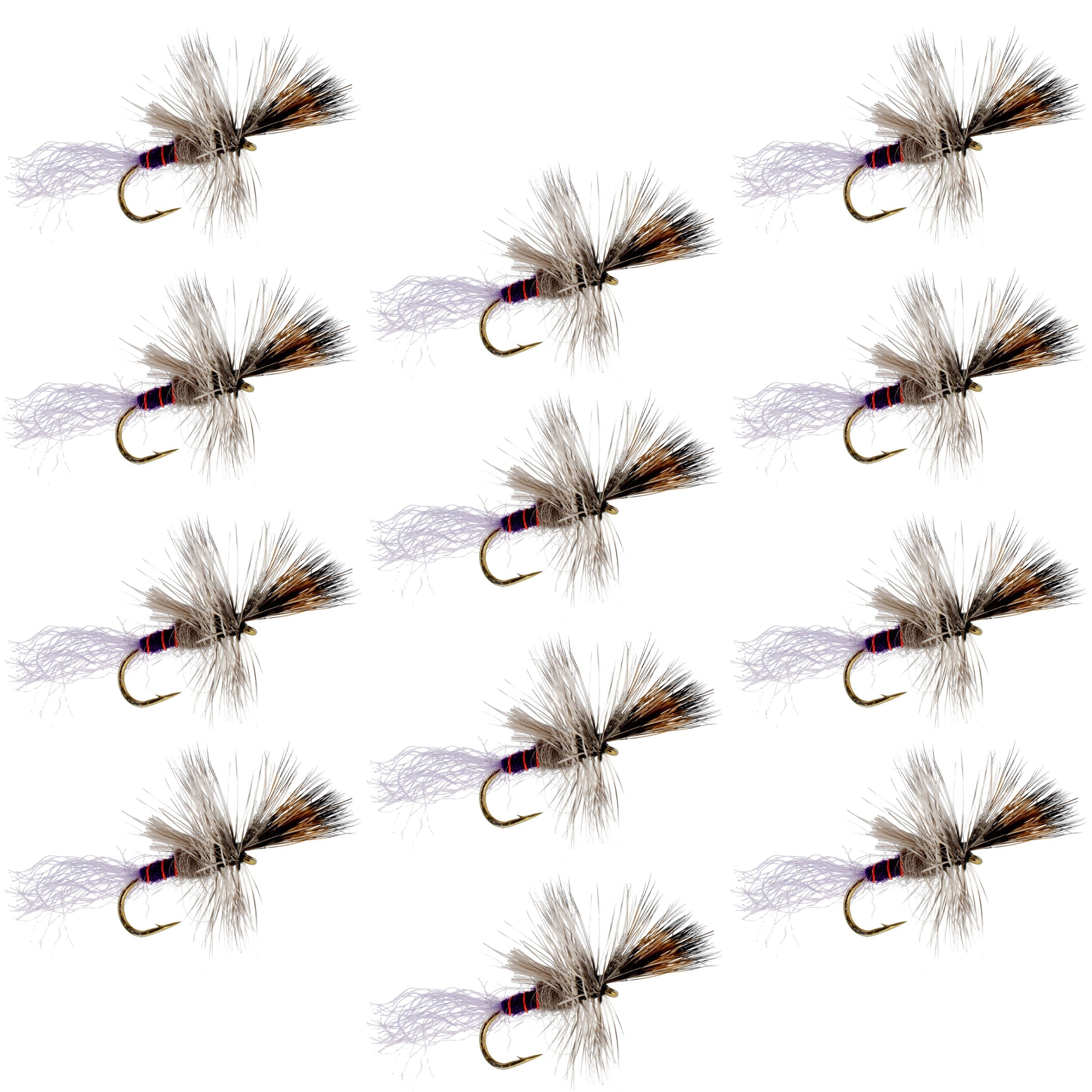 Purple Haze Cripple Mayfly  12 Flies Hook Size 16