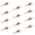 Royal Wulff Cripple Mayfly - Caddis Emerger - 1 Dozen Flies Hook Size 20