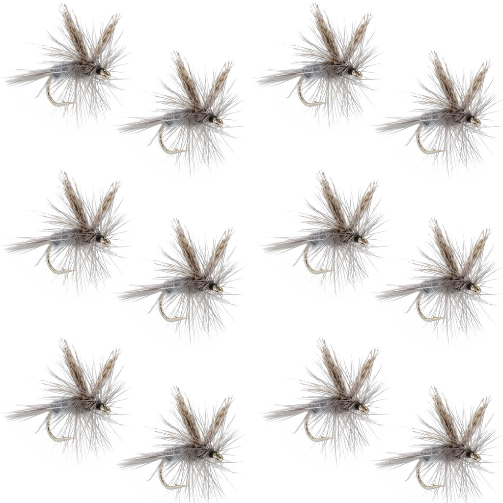 Dark Hendrickson Classic Dry Fly - 12 Flies Size 16