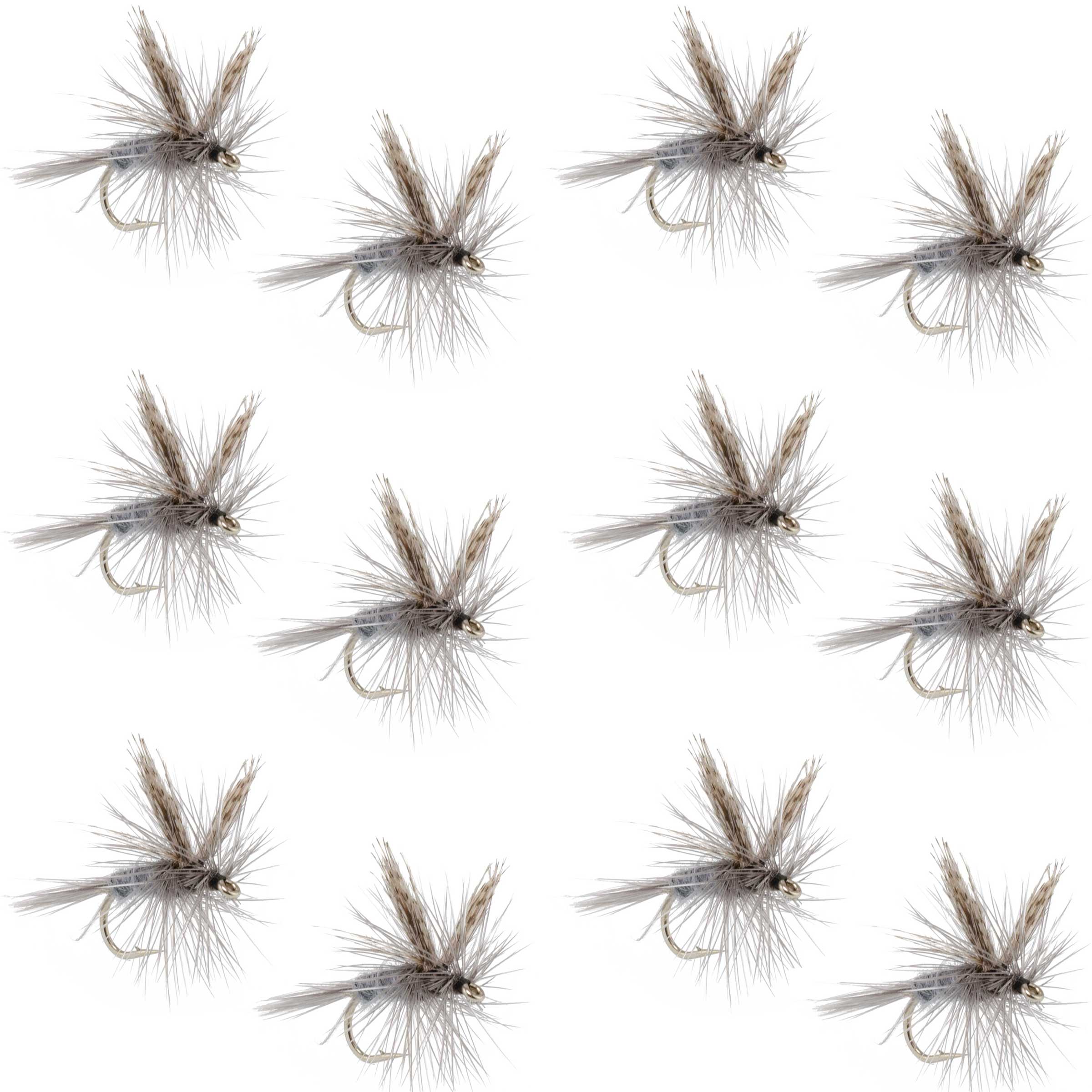 Dark Hendrickson Classic Dry Fly - 12 Flies Size 16