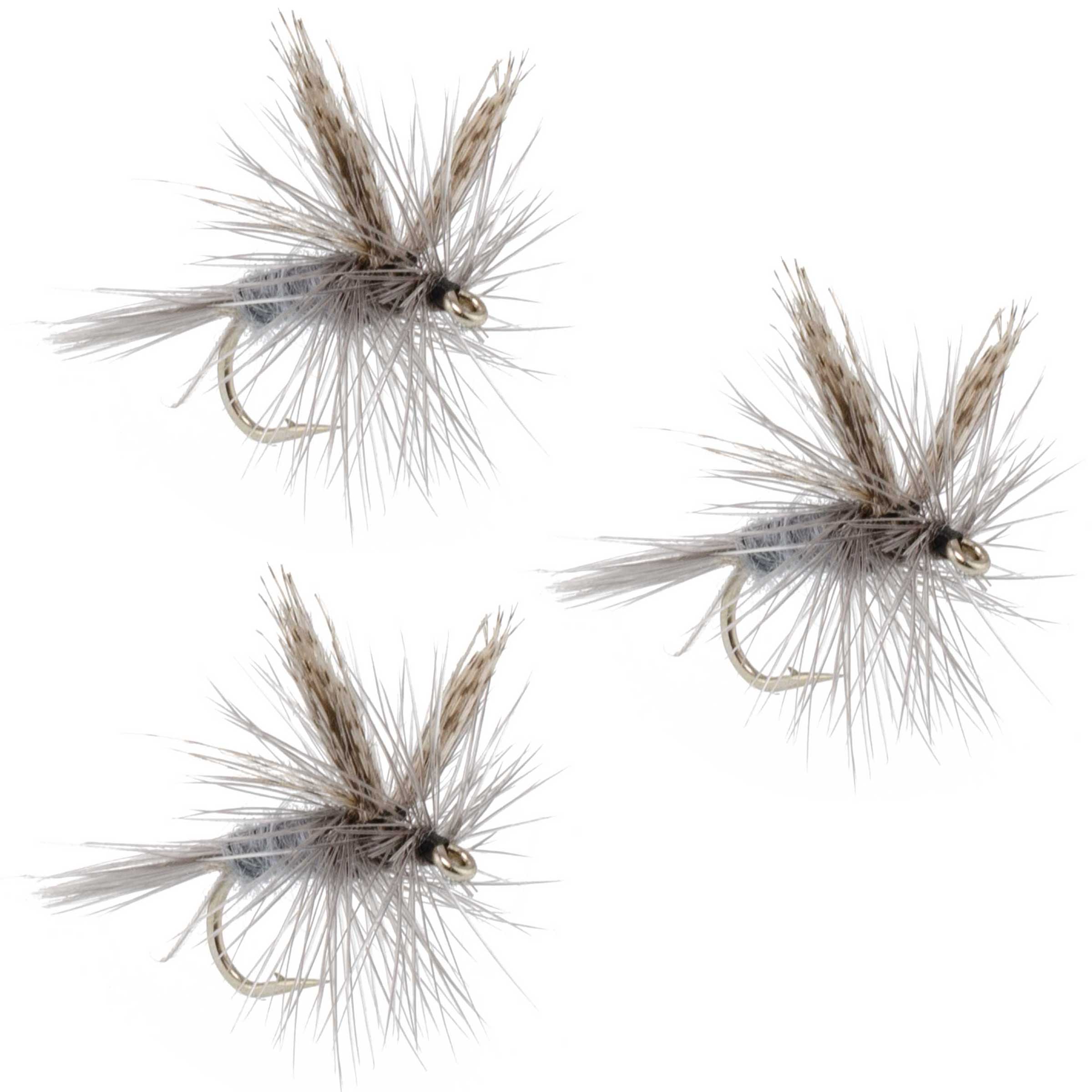 3 Pack Dark Hendrickson Classic Dry Fly - Size 18