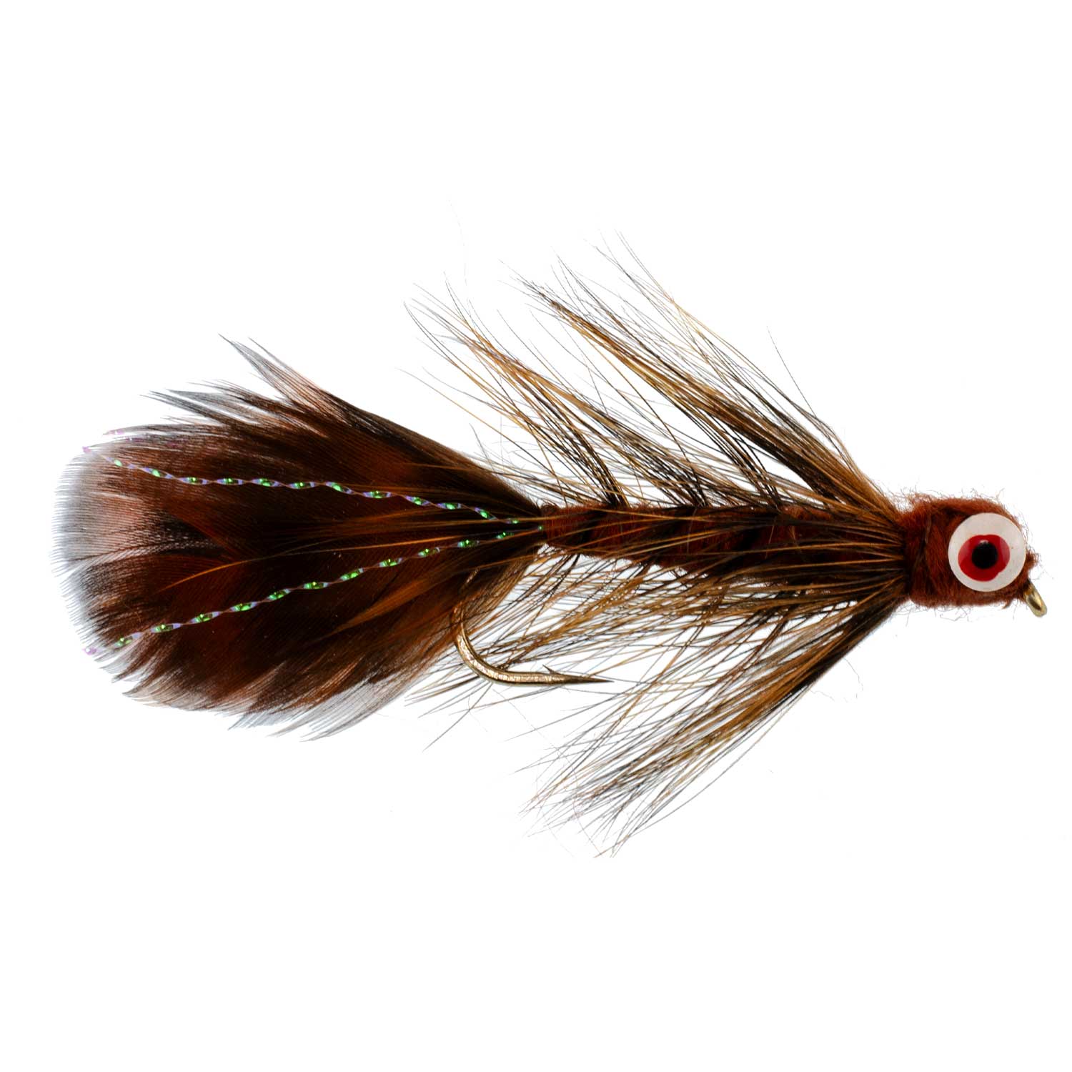 Whitlock Near Nuff Sculpin Brown Streamer - 6 Flies Size 4