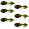 Whitlock Near Nuff Sculpin Olive Streamer - 6 Flies Size 4
