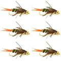 Double Bead Twenty Incher Nymph Fly Fishing Flies - 6 Flies Hook Size 12