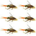 Double Bead Twenty Incher Nymph Fly Fishing Flies - 6 Flies Hook Size 10