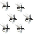 Black Fur Flying Ant Terrestrial Trout Dry Fly - 6 Flies Hook Size 14