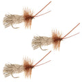 3 Pack Goddard Caddis Dry Fly - Size 14