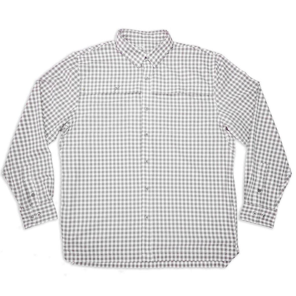 Men's Long Sleeve Patterned Lifestyle Button Down w/ REPEL-X