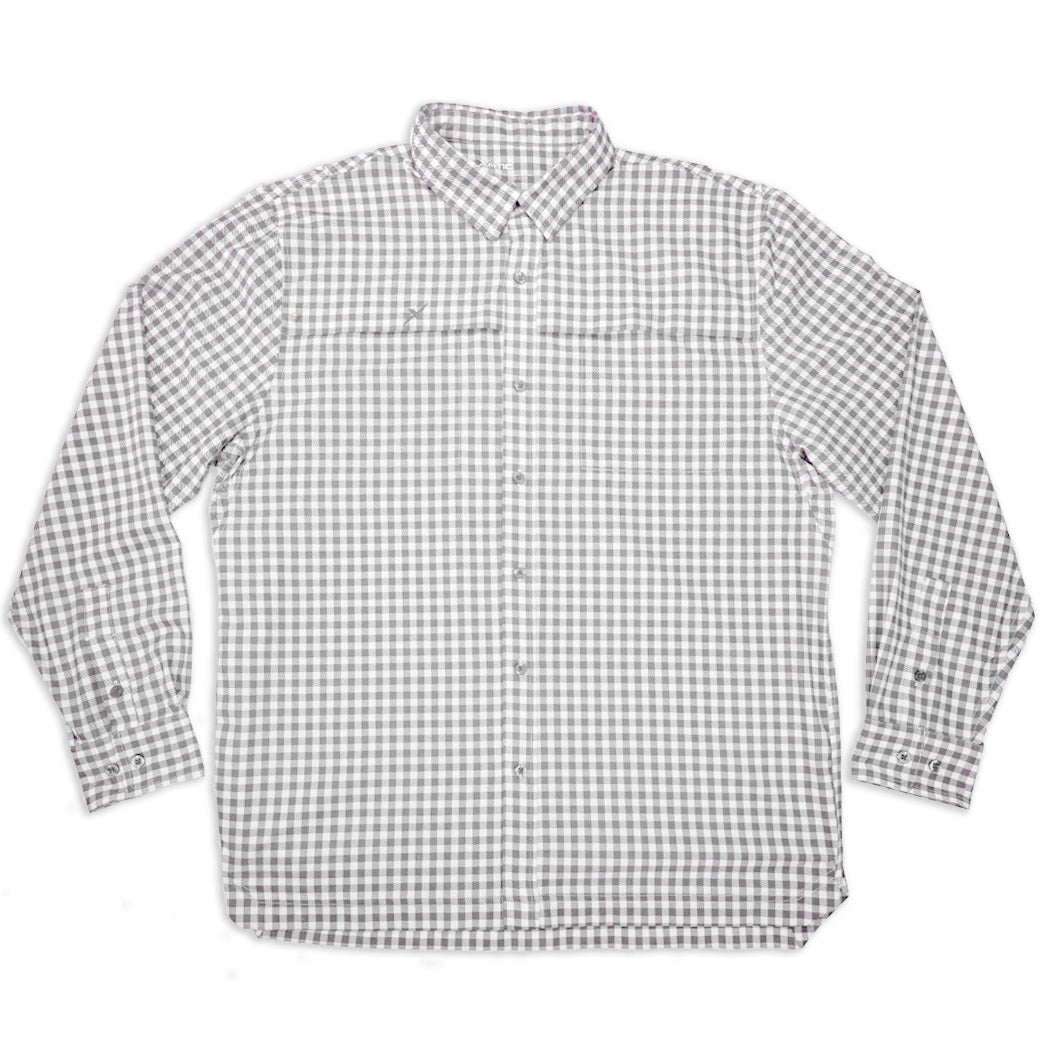 Men's Long Sleeve Patterned Lifestyle Button Down w/ REPEL-X