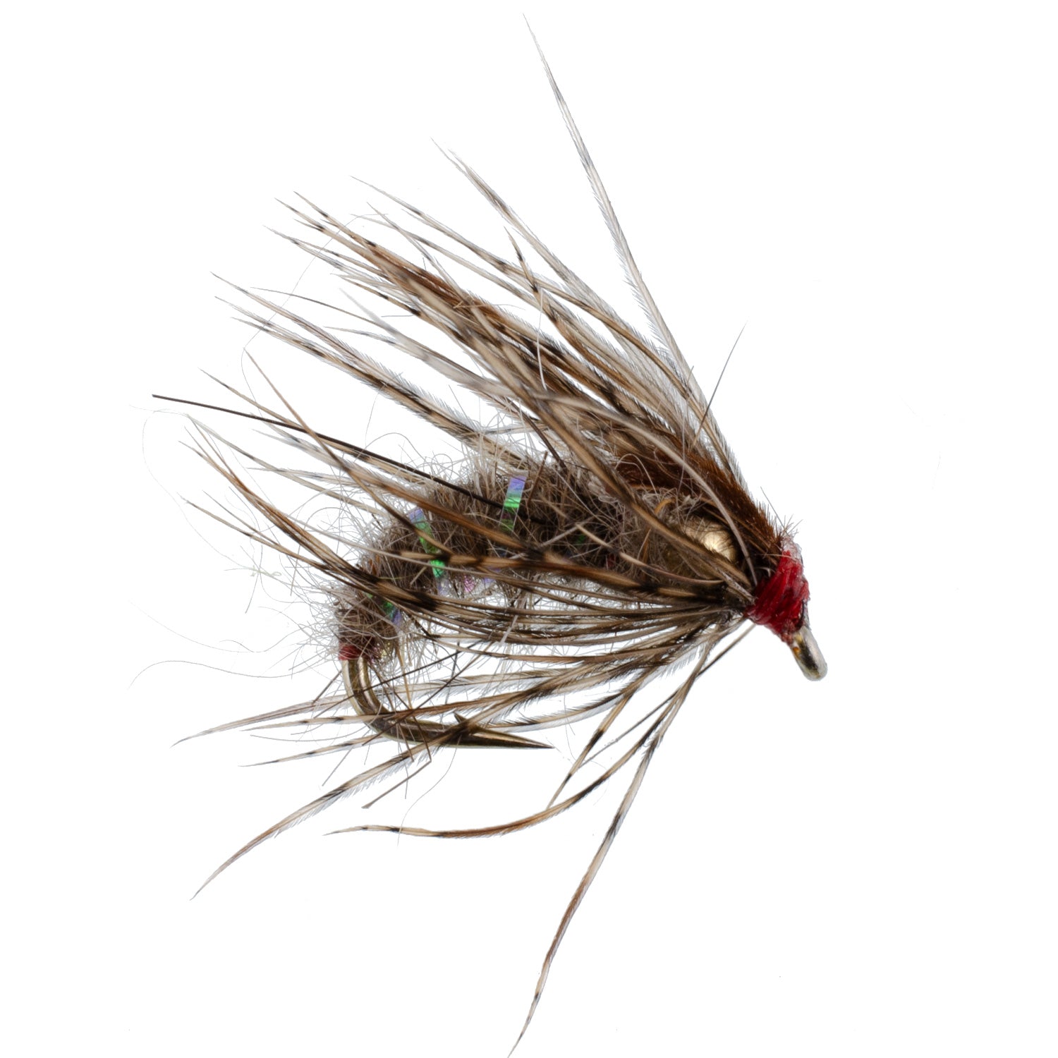 Hares Ear Holy Grail Caddis Pupa Emerger 12 Flies Hook Size 12