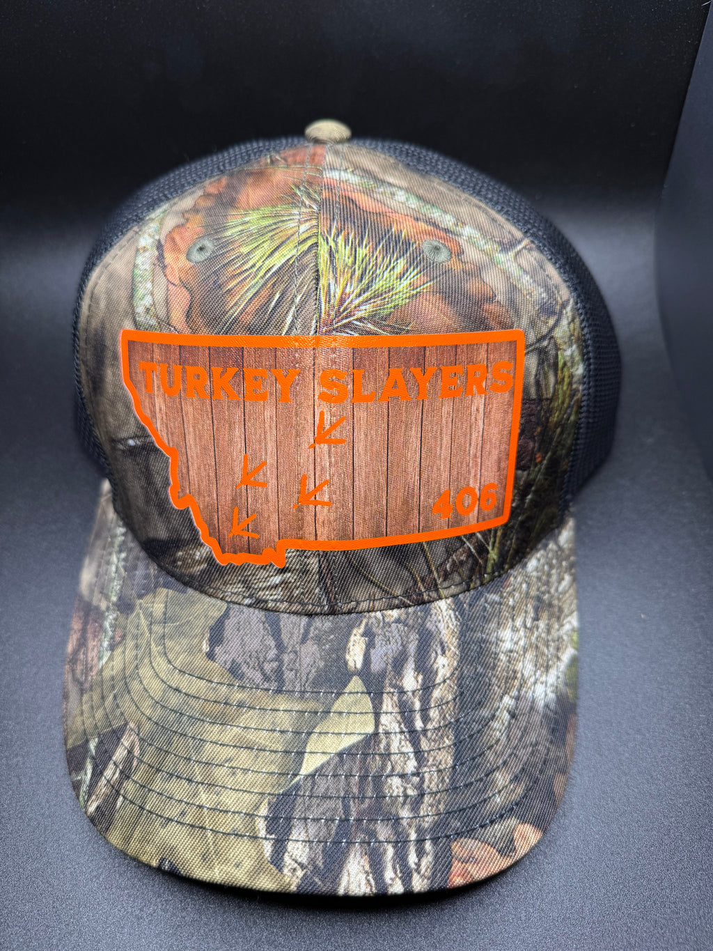 Turkey Slayers 406 - Camo Hat (6 Panel)